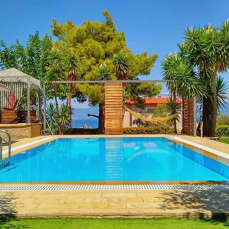 Villa Cozy With Pool, View, Internet, Barbeque Theologos (Phthiotis)