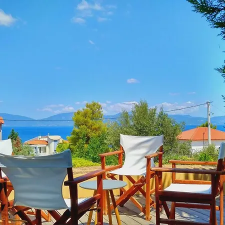 Villa Cozy With Pool, View, Internet, Barbeque Theologos (Phthiotis)